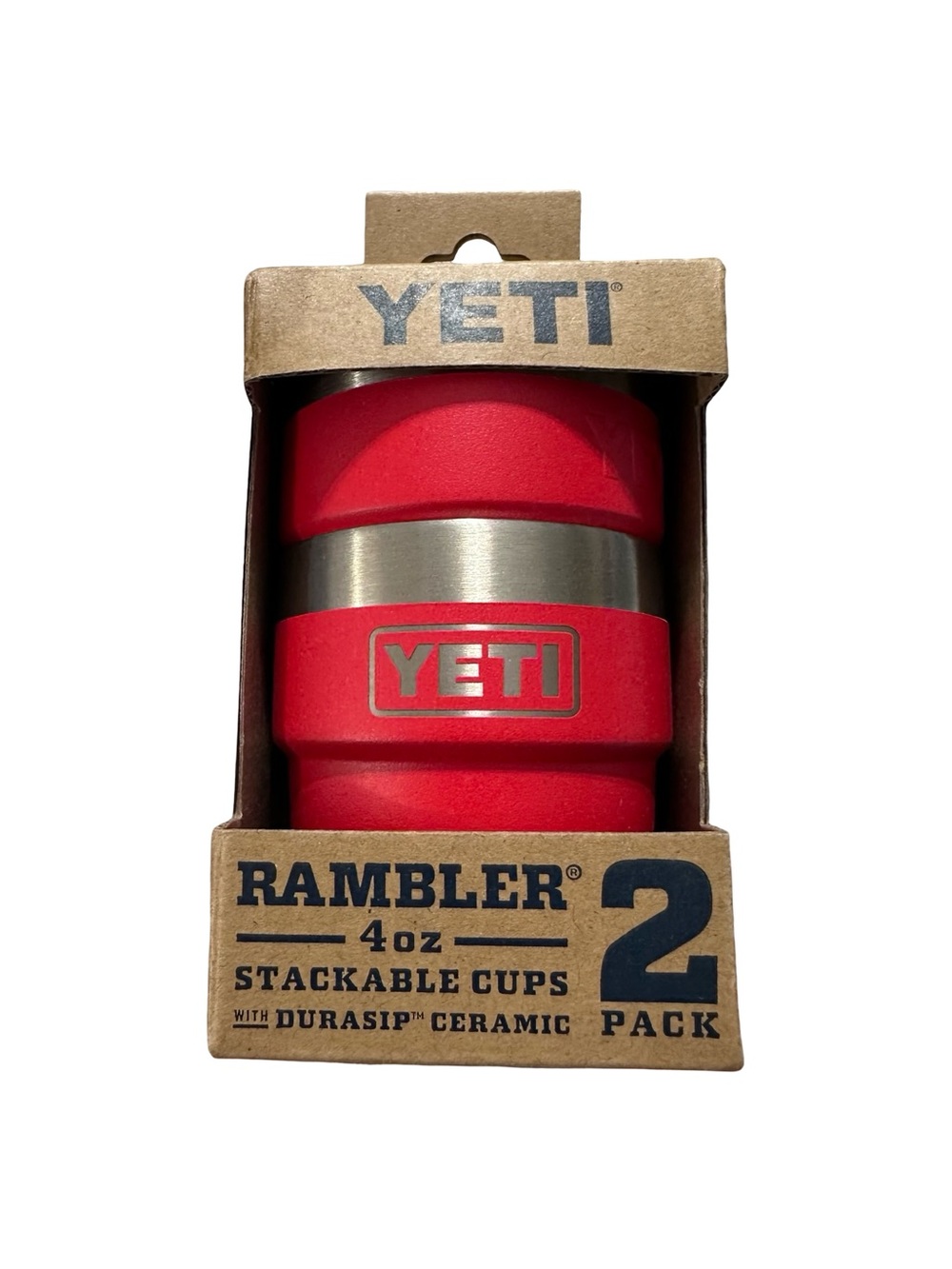 Yeti Rambler 4oz Stackable Cups “Rescue Red”